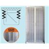 BRIXO BOX DOCCIA BRIXO PVC 'ORCA MANTA' 3 LATI 80/90x80/90x80/90 APERTURA CENTRALE