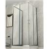 Totama Box Doccia tre 3 Lati 6 mm 2 Scorrevoli Trasparente Anta fissa 70x 80 90 100 120
