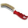 SPID SPAZZOLA CON MANICO SETOLE ACCIAIO INOX PVC OTTONE ACCIAIO OTTONATO