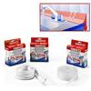 Brightium Rivestimento in PVC bianco da 130 cm per lavelli e lavelli, ideale per sigillare ed evitare perdite d'acqua.