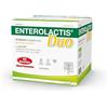 Enterolactis Duo, confezione da 60 bustine solubili: fermenti lattici, probiotici che aiutano a favorire l'equilibrio intestinale