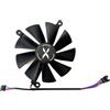 Senza marchio Ventola di raffreddamento della scheda grafica per XFX RX6700 6700XT 6750XT QICK