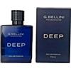 G. Bellini G Bellini DEEP For Men Eau de Toilette Profumo Spray 75 ML Jumbo Size Regalo