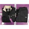 Alviero Martini Tuta A. MARTINI Donna Lunga Aperta Zip Felpa Pantalone Caldo Felpato Invernale