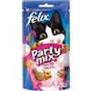 Felix Purina Party Mix Snack Gatto Picnic Mix Con Pollo; Formaggio E Tacchino; 8 Conf