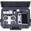 Lykus Titan N110 Custodia/Case/Valigia Impermeabile per DJI Neo Combo; RC-N3/DJI RC 2;