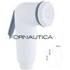 TREM DOCCETTA IN PLASTICA BIANCO PER BARCA GOMMONE CAMPER ATTACCO 1/2"