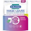 Dr. Beckmann Magic Leaves Detersivo Lavatrice in Fogli Facile da Usare, 20 Fogli