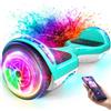 SISIGAD Hoverboard,6.5 Two-Wheel Self-Balancing Hover Board with Bluetooth Speakers and Fashion LED Lights for Kids