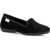 GRUNLAND CIABATTE PANTOFOLE CON BORDINO DONNA INVERNO PA1252 TAXI NERO - NERO