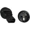 MicroConnect Power Adapter C14 - Schuko M-F IEC 60320-C14 - CEE 7/7 M-F