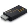 TLsiwio Adattatore da Wii a HDMI segnale video Convertitore Full HD 1080p con uscita audio jack 3,5 mm,nero