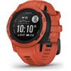 Garmin Instinct 2S, Smartwatch, 40mm, Rugged design, Autonomia 21 giorni, +30 app multisport, GPS, Cardio, SpO2, Activity Tracker 24/7, Connect IQ (Poppy) (Ricondizionato)