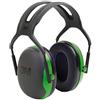 3M™ PELTOR™Cuffie auricolari Serie X, X1A Cuffia temporale verde 27 dB