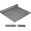 Relaxdays Set da 2 Teli Copritutto da Imbianchino, 1x10 m Ciascuno, Antiscivolo, Idrorepellente, 250g/m² Pittura, Grigio, Tessuto Non Tessuto