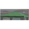CAPALDO Top copertura di ricambio telo gazebo LEGNO 3x3 mt. - POLIESTERE VERDE