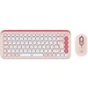 Logitech Tastiera e mouse POP Icon Combo Rose e Off white 920 013117