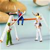 Dipinto a mano in scala 1:64 pittore in miniatura modello figure giocattoli