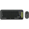 Logitech POP Icon Combo tastiera Mouse incluso Universale Bluetooth QWERTY India