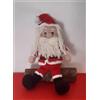 Fatto a mano Babbo Natale all'uncinetto, Regalo Natale, decorazione, addobbi, feste, handmade