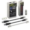 MicroConnect Network Cable Tester Set Has RJ11, R12 and RJ45 Jacks