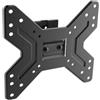 Ciatti Supporto monitor TV parete ( 25 Kg ) VESA 200 x 200 Inclinabile Black