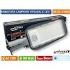 UNIVERSO PROIETTORE FARO ARMATURA STRADALE LED 100W CON SNODO INCORPORATO DA ESTERNO IP65