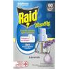 Raid Family Liquido Elettrico Antizanzare Comuni e Tigre Ricarica, Fragranza alla Lavanda, 1 Confezione da 36ml, 60 Notti