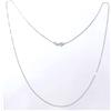 Collana Catenina in ORO BIANCO 50CM Modello VENEZIANA ORO 18 KT 750% List. 265€