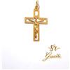 Oro 18kt Ciondolo ORO 18KT Croce Crocifisso Traforato ORO GIALLO 18KT 750% List 295€