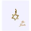 Oro 18kt Ciondolo ORO GIALLO Stella DAVID Double Face in ORO 18kt 750% List. 255€