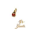 Oro 18kt Ciondolo Coccinella ORO GIALLO Portafortuna in ORO 18kt 750%