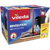 Vileda revolution box sistema lavapavimenti 2 panni ricambi lavaggio pulizie