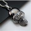 Keoss.com Collana uomo Pendente TESCHIO Cranio con punto luce silver hip hop rapper