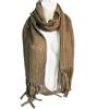 GIAN MARCO VENTURI Sciarpa donna GIAN MARCO VENTURI linea traforata 61033 marrone grigio moda itali