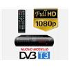 LEOVIN DIGITALE TERRESTRE DVB-T3 DECODER TV SCART HDMI 4K H265 TELECOMANDO