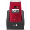 Doro Primo 413 Singola SIM 2.4 2MP 1050mAh Rosso 360014