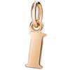 DoDo Ciondolo Dodo Lettera I DLET9/I Charms oro rosa 9 kt Nuovo DMB2012_LETIL_0009R