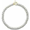Dodo Bracciale Dodo Rondelle DKB/2 Argento Oro Giallo Bracelet DBA600A_RONDE_000OA