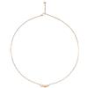 DoDo Collana Dodo Nodo oro Rosa DCC3003_KNOT0_DB09R Necklace 42 cm Diamante