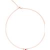 DoDo Collana Dodo Bollicine Trilogy Fucsia DCC3001_BOLLI_ZRI9R Necklace 42cm Oro rosa
