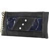 ANNALUNA Borsetta donna borsa clutch a mano da sera cerimonia pelle Annaluna 191 blu