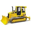 bruder 02443 - Apripista Cat con adattatore posteriore, 1:16, veicolo da costruzione, cantiere, macchina da costruzione, bulldozer, giocattolo