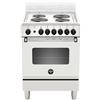 LA GERMANIA AMN6604SBV CUCINA 60CM 4 PIASTRE ELETTICHE FORNO ELETTRICO BIANCO