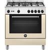 LA GERMANIA AMN855GCRV/24 CUCINA 80X50CM 5 FUOCHI FORNO A GAS CREMA CL.A