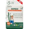 Naty Bamboo Viscosa Pannolini a mutandina, Taglia 5, (12-18 kg) 72 pezzi | Per pelli sensibili, a base vegetale, Dermatologicamente testati, super assorbenti, senza profumo, vestibilità elastica