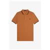 Fred Perry 🔵Fred Perry Polo M3600 Uomo Arancione/Nero W94 New FW24/25