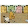 Pyramid International SW10581A - Dipinto su Legno Dia Bete Rosso, Sam Toft Along The Prom, Stampato
