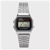Casio Orologio da polso unisex Casio Original Quartz A159W-N1 - Retro Silver-Tone D...