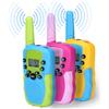 NK Set di 3 Walkie-Talkie per Bambini di 4 5 6 7 8 9 Anni (Batterie Incluse) - Lunga Distanza 3km, Display LED, 22 Canali, Giocattolo per Bambini con Torcia, Regalo di Natale Compleanno (3 unità)